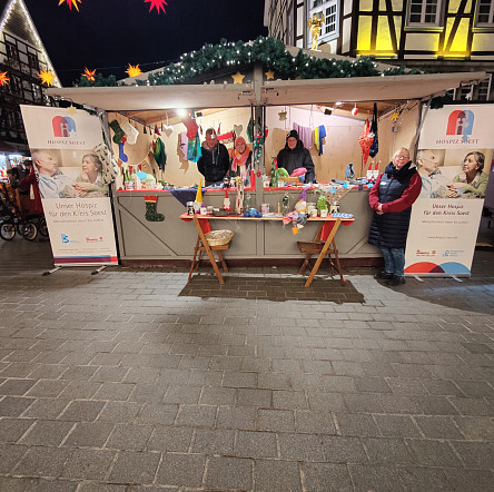 Aktionshütte Weihnachtsmarkt Soest